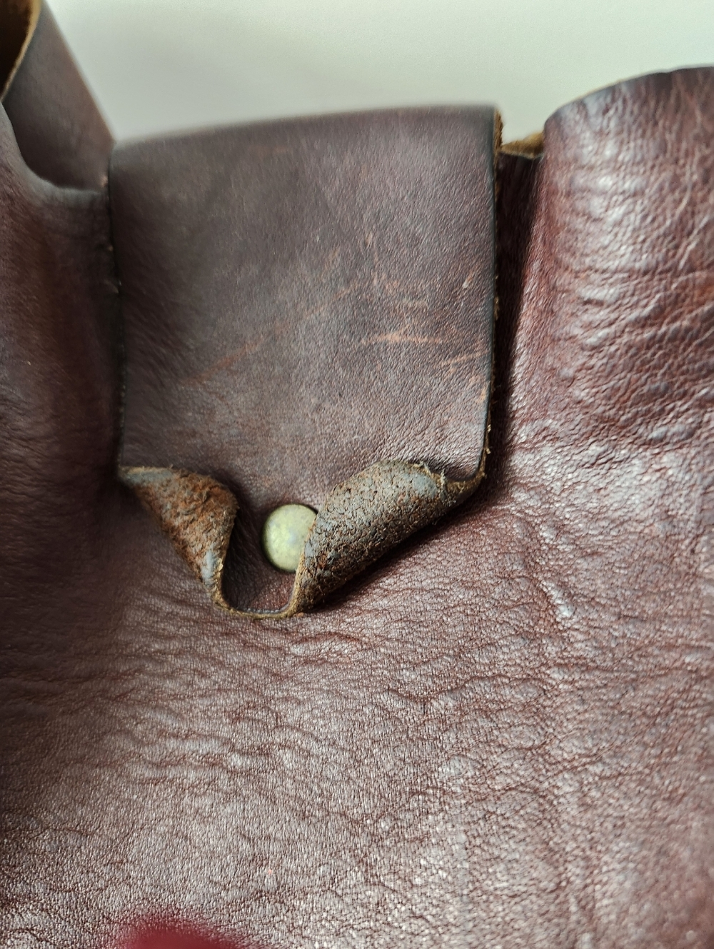 Leather Bag Raw Handmade - Picture 12 of 13